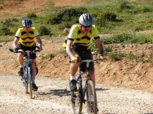 Cycling off road in Portugal