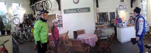 Pilgrim Cycles, a tea stop with a difference