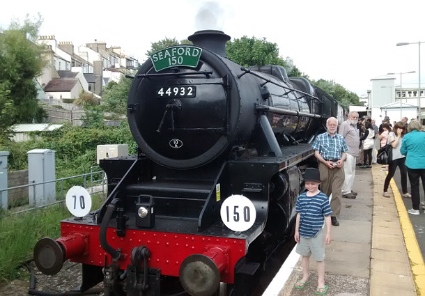 Black 5 at Hastings Station