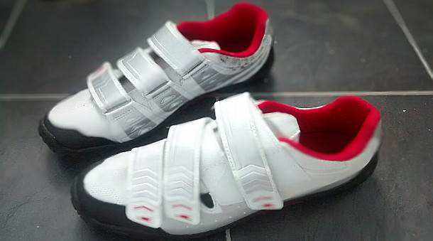 Stuart's cycling shoes