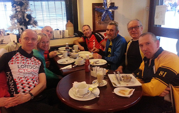 Anerley BC at the Star cafe, East Grinstead