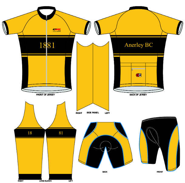 New Kit !!! Anerley Cycling Kit