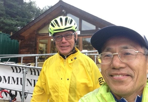 Sunday Ride: 10th August 2014 Frank & Yoshi at Ide Hill