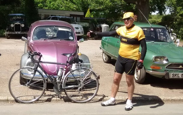 Stuart & Volkswagen Bug @ Wallis Wood